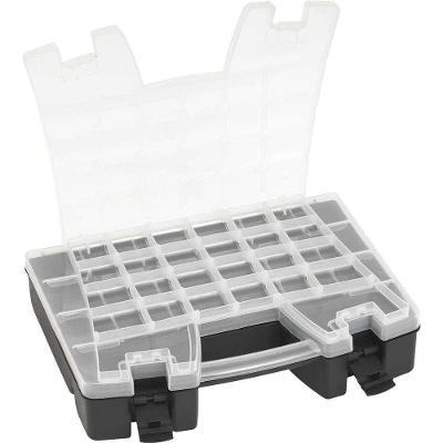 Organizador Plástico para Ferramentas OPV 200 34 Compartimentos Preto Vonder