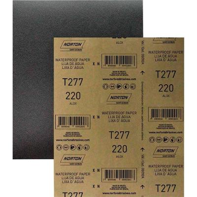 Lixa D'água T-277 para Lixamento Úmido com Grãos de Alto Poder de Corte Grão 220 Norton
