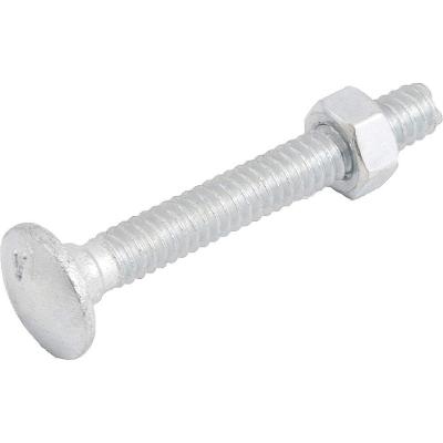 Parafuso Francês Zincado com Porca 3-16 X 1.1-2 Aço Carbono Vonder