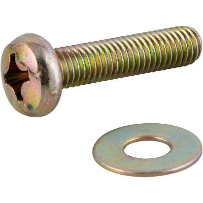 Parafuso com Arruela para Suporte de TV Vonder M8 X 35mm Fixacao de Televisores em Paineis