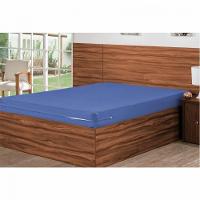 Capa para Colchão com Zíper Casal Azul Bordados Ricardo - 2