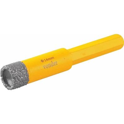 Serra Copo Diamantada 14mm Refrigerada com Haste Corpo Reforcado Vonder