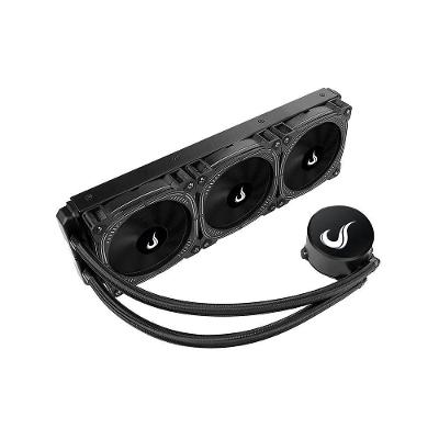 Water Cooler Gamer RM-WC-AB-360 Radiador 360mm Três Fans 120mm Fluxo de Ar Até 56,3CFM Preto Rise