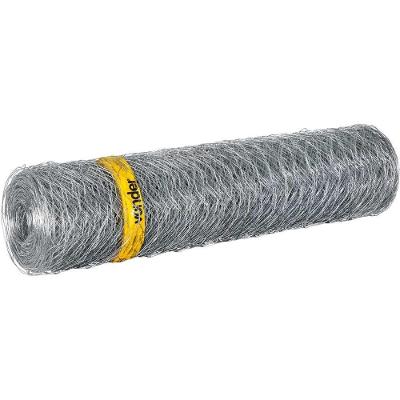 Tela Metálica Hexagonal Mangueirão Malha 3 Torcida Galvanizada Aço Carbono 50M Vonder