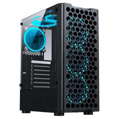 Gabinete Gamer X5 Glass ARGB Black ATX M-ATX Vidro LED ARGB Preto Rise Mode