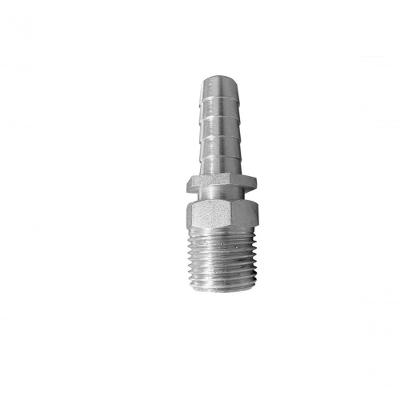 Espigão Macho Fixo 1-2 NPT X Mangueira 3-4 com Canal para Abraçadeira Hidraflux