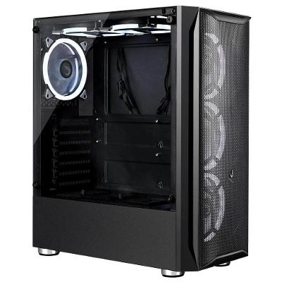 Gabinete Gamer Z3 Glass 01 Mid Tower ATX M-ATX sem Fan Preto Rise Mode