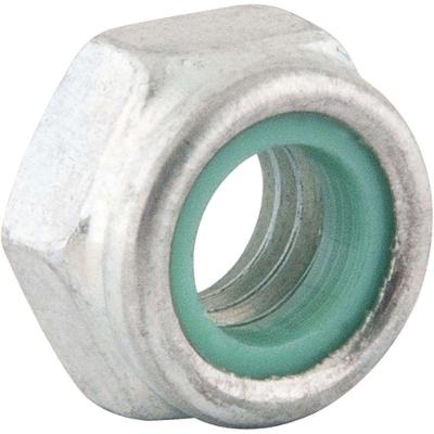 Porca Autotravante Sextavada 8mm MA Baixa Zincada Tipo Parlock Vonder