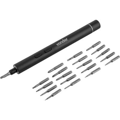 Parafusadeira de Precisao a Bateria Vonder Tipo Caneta com Estojo e Bits 3,7V