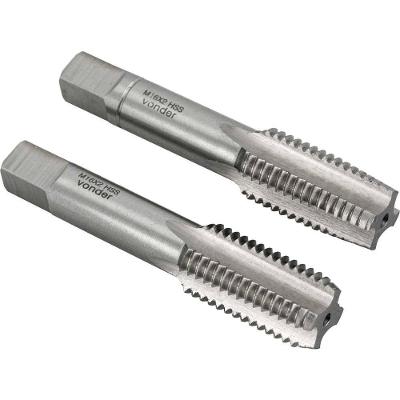 Macho Manual M16 X 2,00mm Rosca MA Aço Rápido Jogo com 2 Peças Vonder