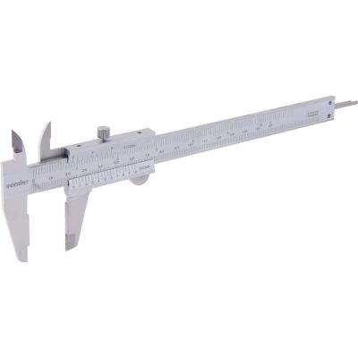 Paquímetro Universal Analógico PA-155 0 a 150MM 0,05MM Aço Inox Vonder
