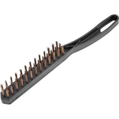Escova Manual com Cerdas de Aço 3 Fileiras Limpeza de Peças Plástico Vonder