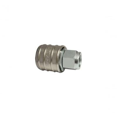Engate Rápido para Ar Comprimido 1-4 Rosca Fêmea 1-4 NPT Aço 16bar Hidraflux