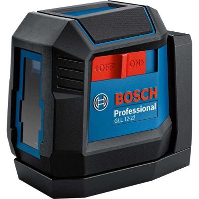 Nível a Laser GLL 12-22 2 Linhas Vermelhas Faixa de Trabalho 12 Metros Proteção IP55 Bosch