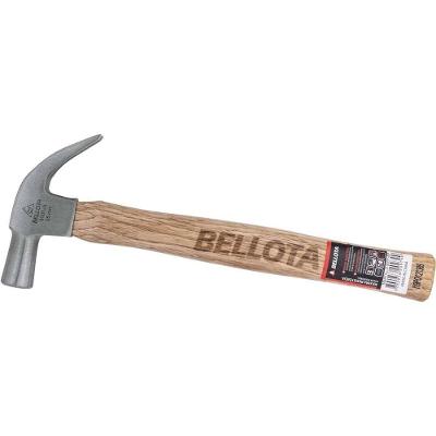 Martelo de Unha V4210104 Aço Forjado Cabo Madeira Cabeça Polida Bellota