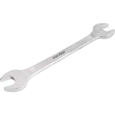 Chave Fixa 16MM X 17MM Aco Cromo Vanadio Cromado Fosco Uso Industrial Vonder