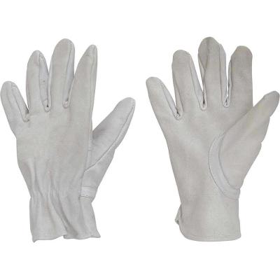 Luva de Proteção QK 001 Vaqueta Petroleira Punho 7cm Reforço Externo Contra Agentes Abrasivos