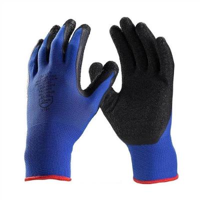 Luva de Protecao Maxigrip Pro Alta Aderencia e Destreza Preta com Faixa Azul Danny EPI