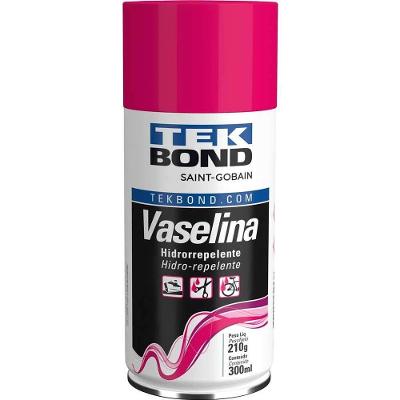 Vaselina em Spray 300ML 200G Lubrificante para Metais e Plásticos Tekbond