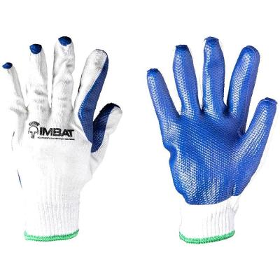 Luva de Segurança LV-A-BLVAZ-10 Látex Vulcanizado Azul Tamanho 10 Imbat
