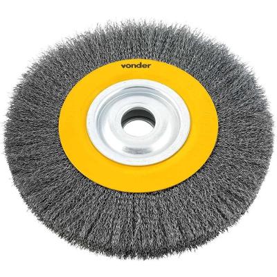 Escova Circular de Aço Ondulada 10 X 1.3-16 254mm X 30mm com Buchas de Redução Vonder