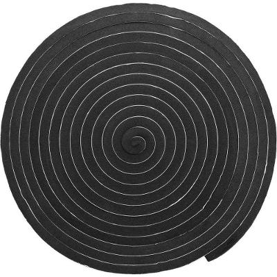 Fita de Espuma Adesiva 6 mm X 12 mm Vedacao Portas Janelas Ar Condicionado Preta Vonder
