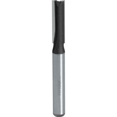 Fresa Reta para Acabamento sem Rolamento Metal Duro 6mm Vonder Plus para Madeira