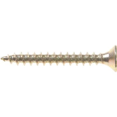 Parafuso para Madeira Chipboard Cabeça Chata Fenda Cruzada Phillips Bicromatizado 3,5mm X 30,0mm