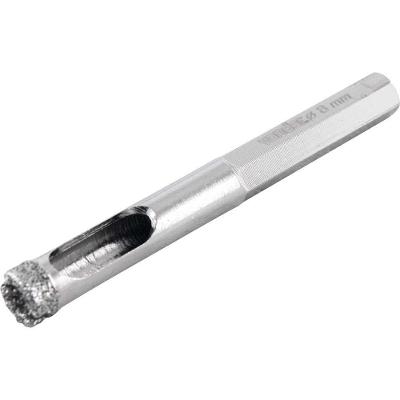Serra Copo Diamantada 8MM Refrigerada com Haste Corpo em Aco Carbono Vonder