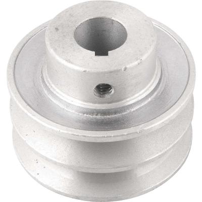Polia de Alumínio 2 Canais Perfil a 70mm Furo 19,1mm Silenciosa Vonder 6677134070
