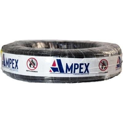 Cabo Flexível Elétrico 1X2,5MM 100M 750V 30 Filamentos Preto OEM