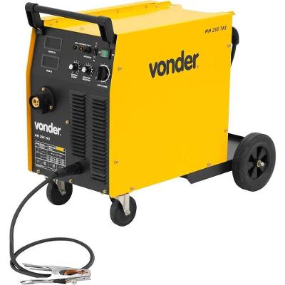 Máquina para Solda MIG-MAG Trifásica mm 255 Função 4 Tempos Euroconector Vonder