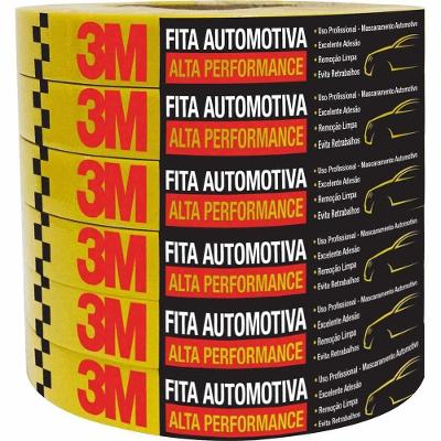 Fita Crepe Alta Performance para Mascaramento Automotivo Amarela HC000660502 24MM X 40M