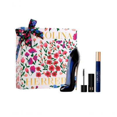 Kit Perfume Feminino Good Girl Eau de Parfum Oriental Floral 80ML Carolina Herrera com Travel Spray