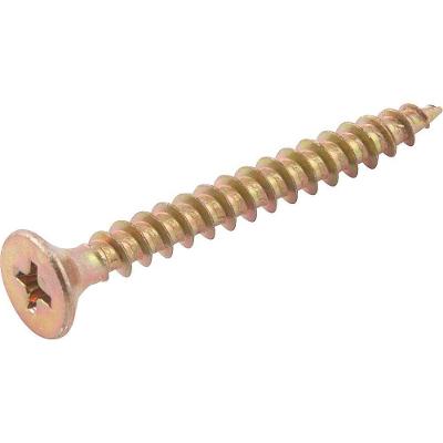 Parafuso para Madeira Chipboard Cabeça Chata Fenda Cruzada Phillips Bicromatizado 5,0mm X 45,0mm