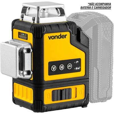 Nível a Laser INLV 1854 30 Metros Verde Bateria Intercambiável 18V Bivolt Vonder