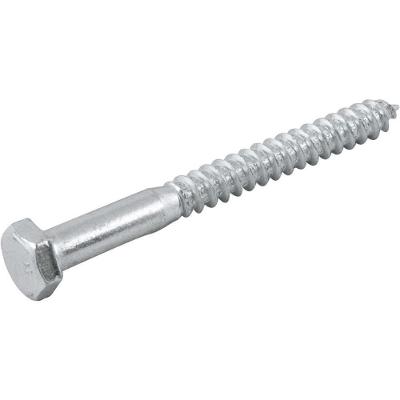 Parafuso Sextavado Rosca Soberba 5-16 X 80mm Zincado Fixação Madeira Alvenaria Concreto Cartela 2