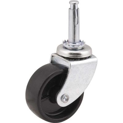 Rodízio Giratório Leve Vonder 2 Nylon para Móveis com Bases Pequenas Roda Simples Preto