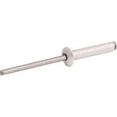 Rebite de Repuxo 4,8 mm X 22,0 mm Fixações em Geral Corpo em Alumínio Pacote com 100 Peças Vonder