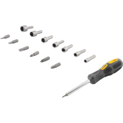 Jogo de Bits e Ponteiras 3538200000 Fixar e Soltar Parafusos Encaixe Sextavado 1-4 20 Peças Vonder