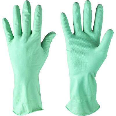 Luva de Látex de Segurança LV-LVF Tamanho XG 10 Antiderrapante Verde Imbat