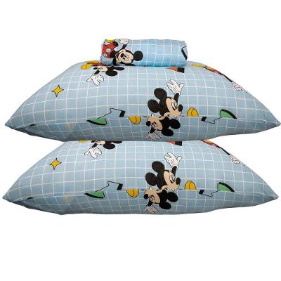 Jogo de Lençol Casal Kazzavip Malha Mista Estampado Disney Mickey Formas Kids 3 Peças Azul Portallar