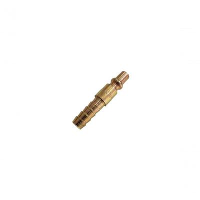 Pino Conector de Engate Rápido 1-4 Espigão Mangueira 3-8 Aço Zinco Amarelo Lubefer