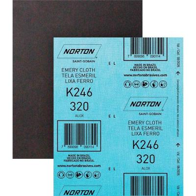 Lixa para Ferro K-246 Lixamento de Metais e Remoção de Pinturas Grão 320 Norton