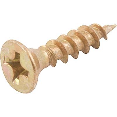 Parafuso para Madeira Chipboard 3,5mm X 16,0mm Cabeça Chata Phillips Bicromatizado Vonder