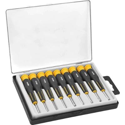 Jogo Hexalobular de Precisão T4 a T20 com 9 Peças com Estojo Plástico em Aço Carbono Vonder