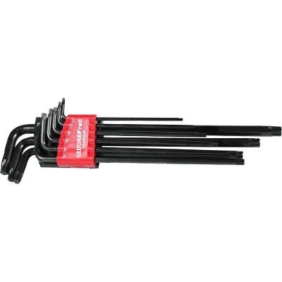 Jogo de Chaves Hexalobular Longa R36455009 com 9 Peças para Parafusos Gedore