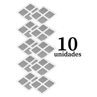 Adesivo Protetor de Ralo Tela Descartável Anti Entupimento Anti Insetos PVC Cinza OEM