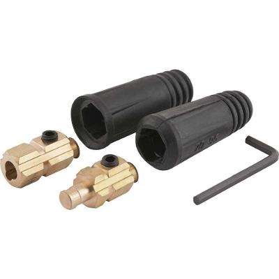 Conector Rápido para Cabo de Solda Macho e Fêmea 13 mm Latão Vonder
