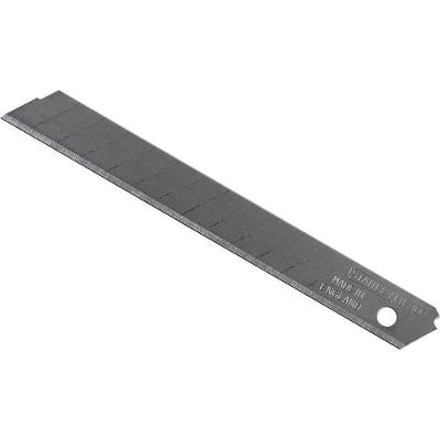 Lâmina para Estilete 11301S Larga 18mm Alto Teor de Carbono Maior Durabilidade Cartela com 10 Peças